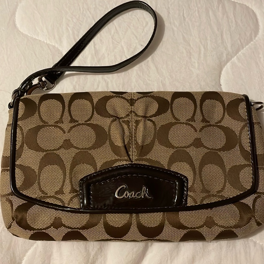 Large Coach Wristlet.